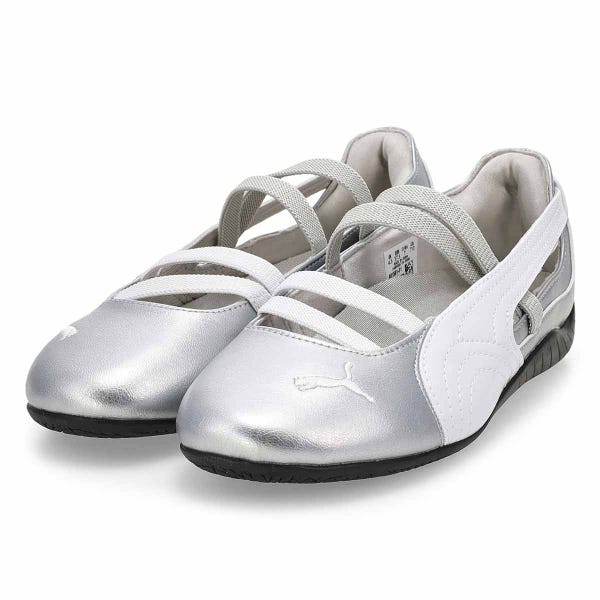 Ballerine SPEEDCAT BALLET SD, argent/blanc, femmes