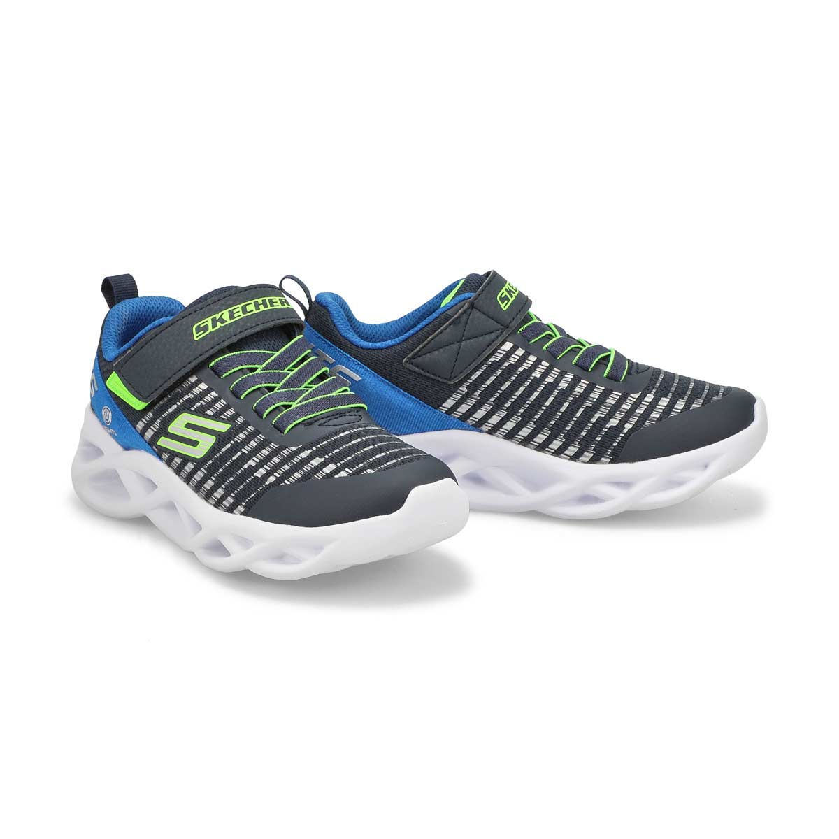 Boys' Twisty Brights Sneaker - Navy/Black