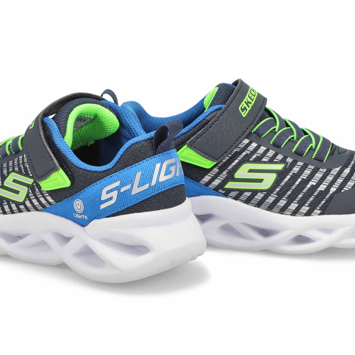 Boys' Twisty Brights Sneaker - Navy/Black
