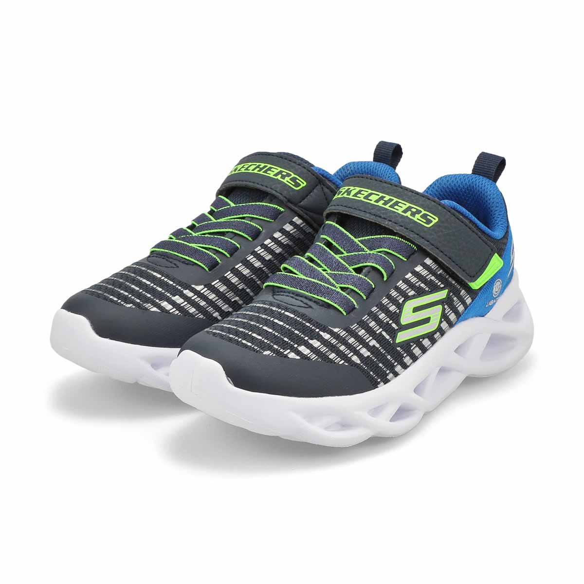 Boys' Twisty Brights Sneaker - Navy/Black