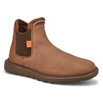 HEYDUDE Men's Branson Craft Leather Chelsea B | SoftMoc.com