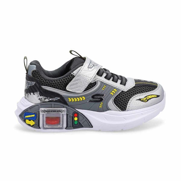 Boys' Garage Sneaker - Silver/Black