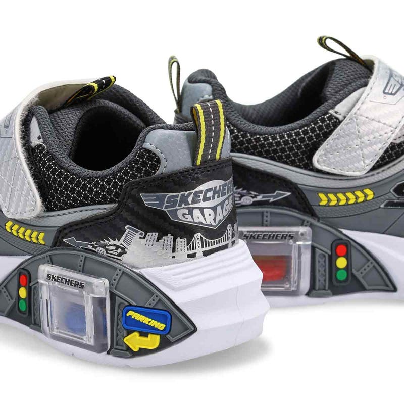 Boys' Garage Sneaker - Silver/Black