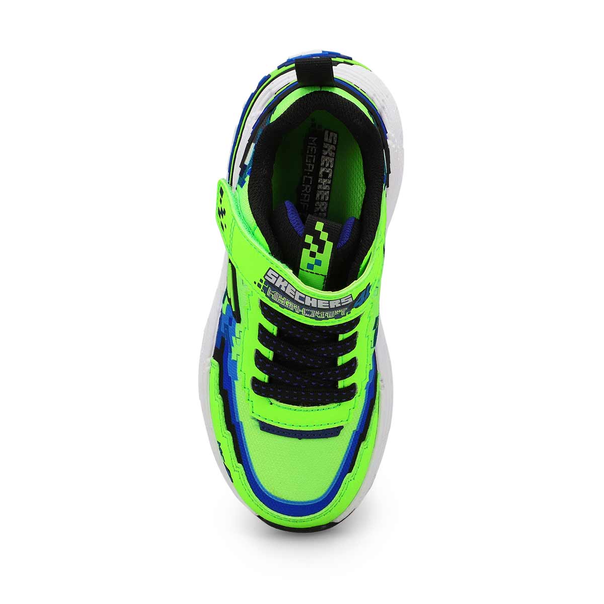 Boys'  Mega Craft 4K Sneaker - Lime/Black