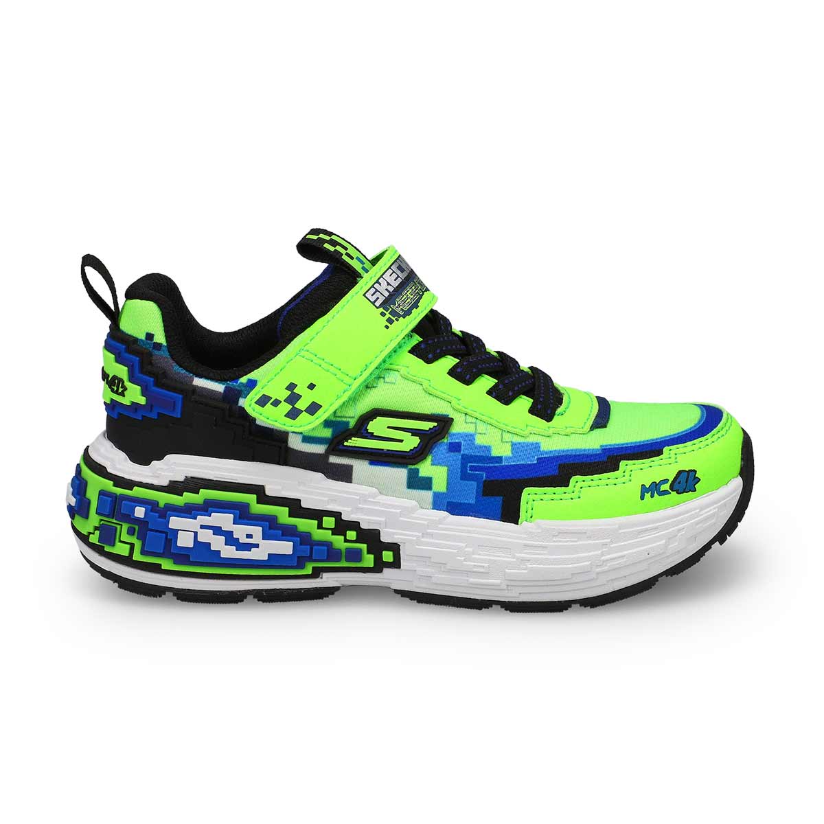 Boys'  Mega Craft 4K Sneaker - Lime/Black