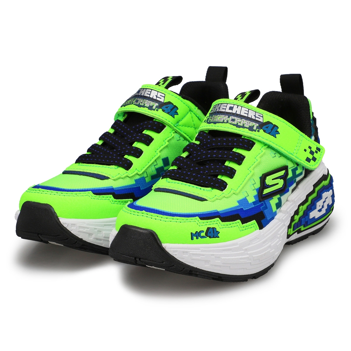 Boys'  Mega Craft 4K Sneaker - Lime/Black