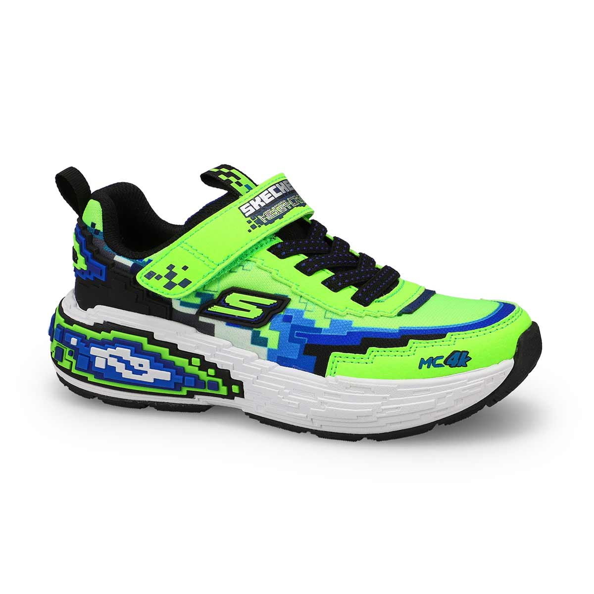 Boys'  Mega Craft 4K Sneaker - Lime/Black