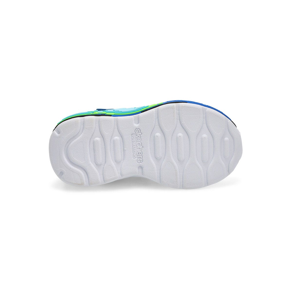 Infants' Mega-Scene Sneaker - Blue/Black/Lime