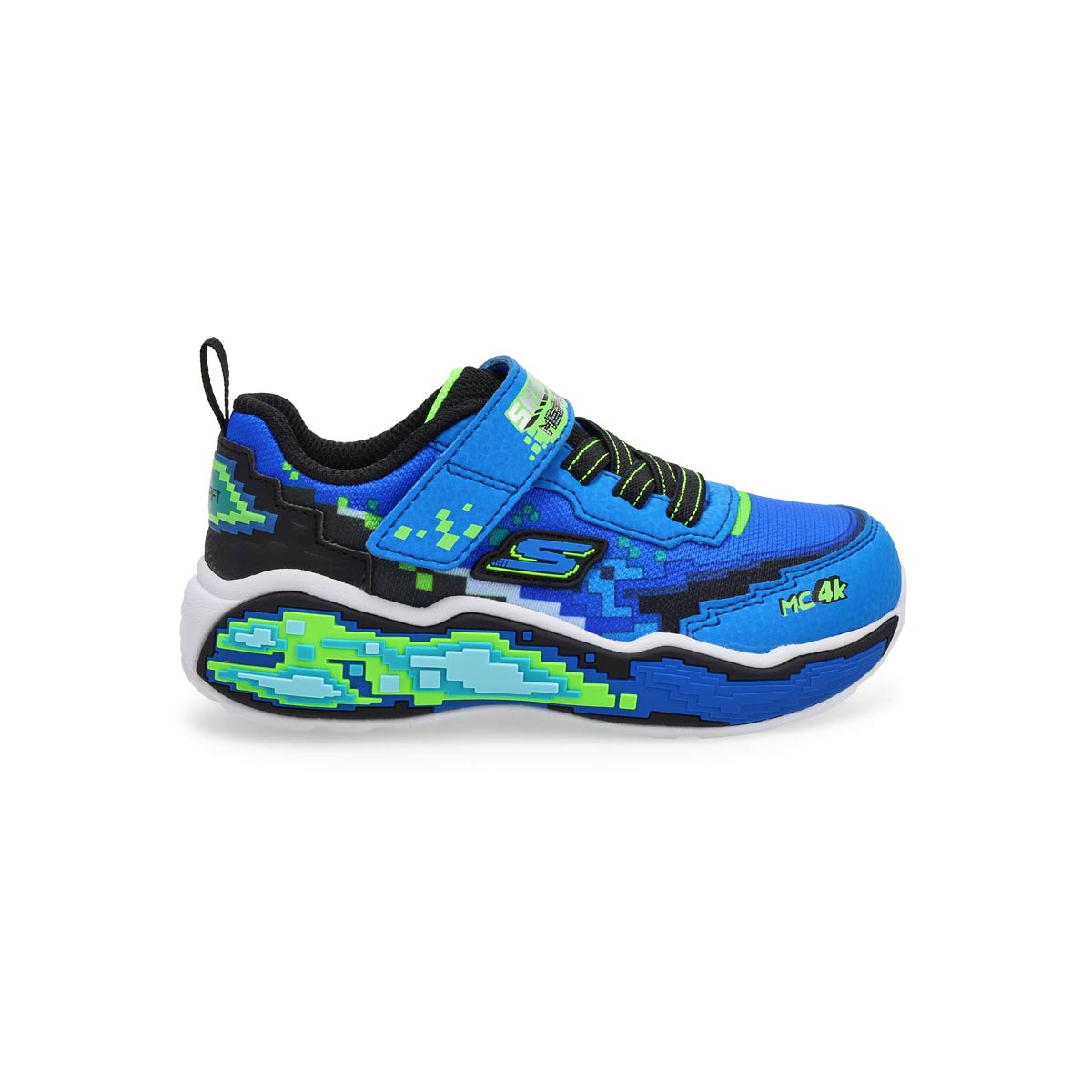 Infants' Mega-Scene Sneaker - Blue/Black/Lime