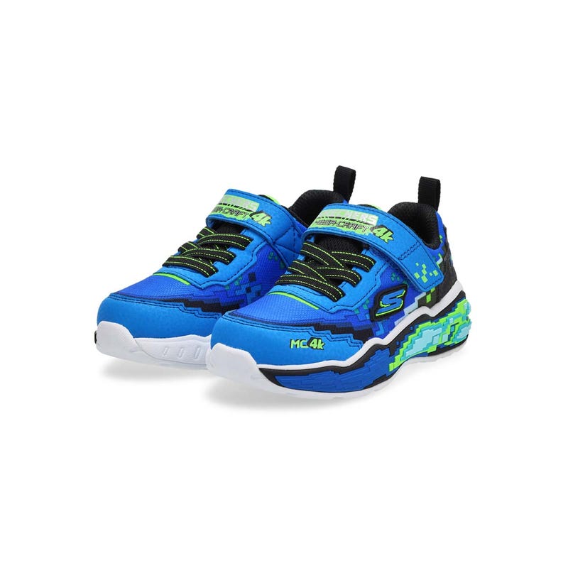 Infants'  Mega-Scene Sneaker - Blue/Black/Lime