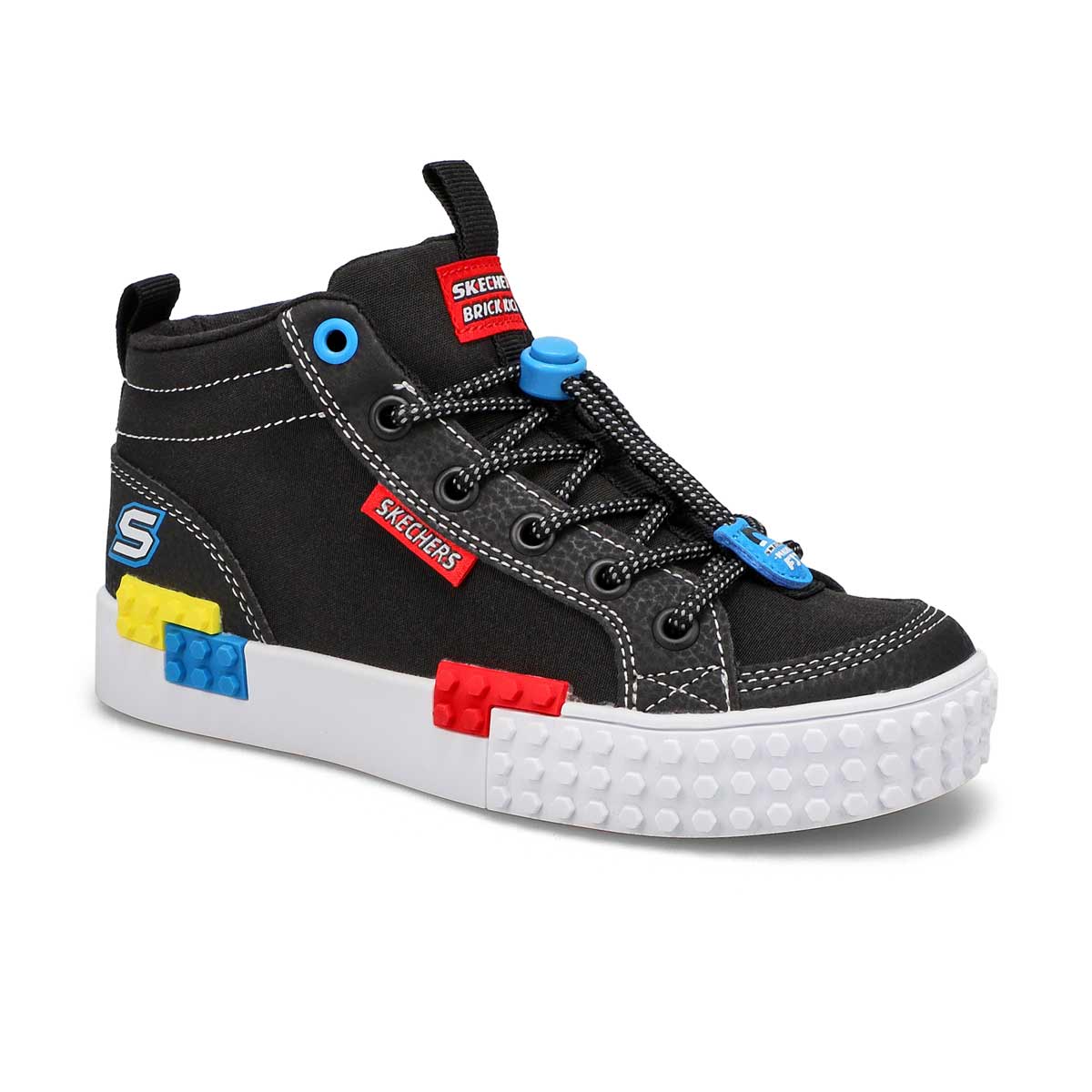 Boys' Kool Bricks Hi Top Sneaker - Black/Multi