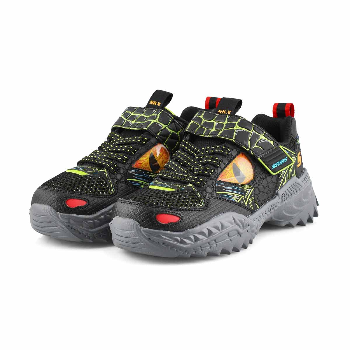 Skechers Boys' Skech-O-Saurus Sneakers - Blk/ | SoftMoc.com