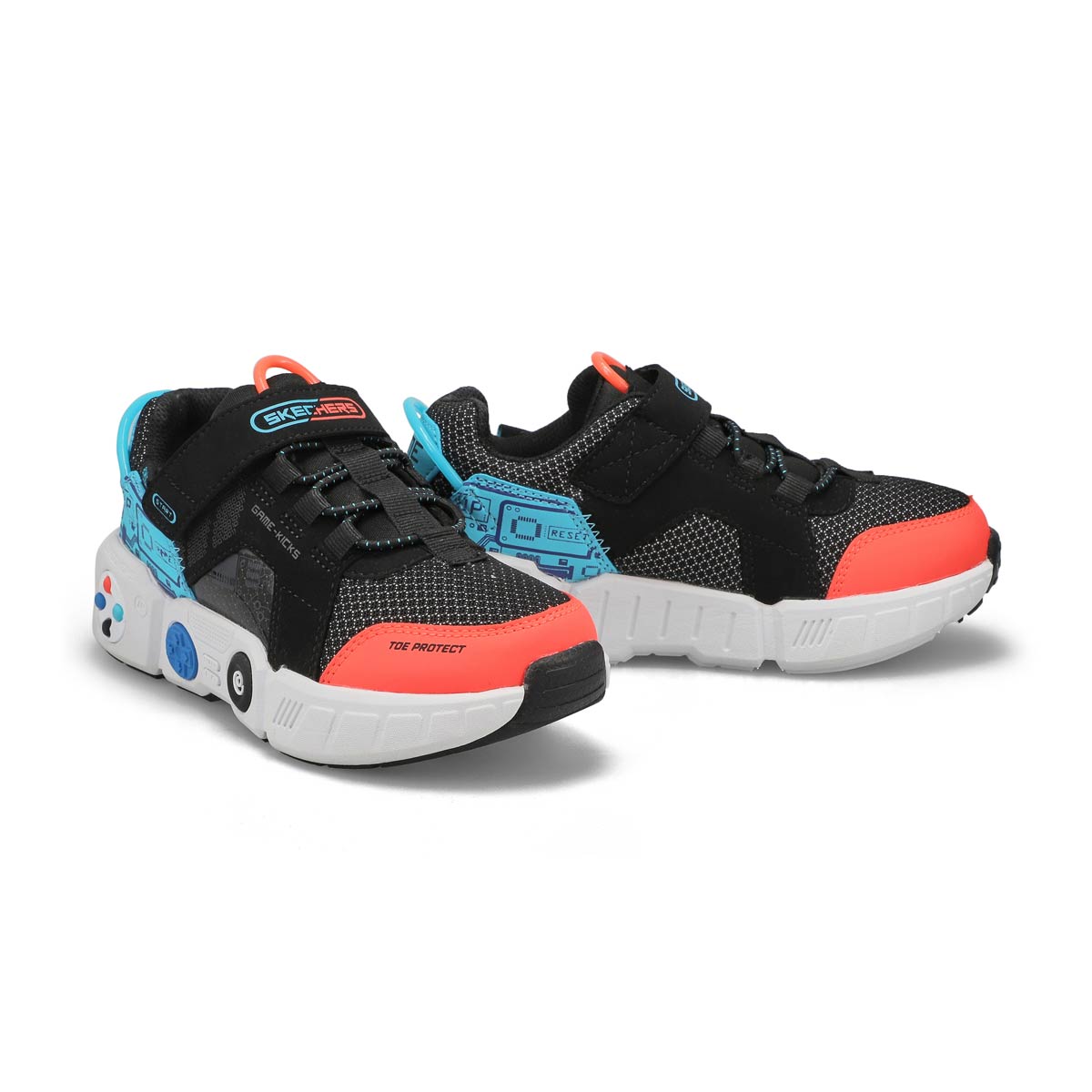 Boys' Game Kicks Gametronix Sneaker - Black/Multi