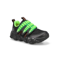 Infants' B Lil'Saurus Claw Hunter Slip On Sneaker - Black/Lime