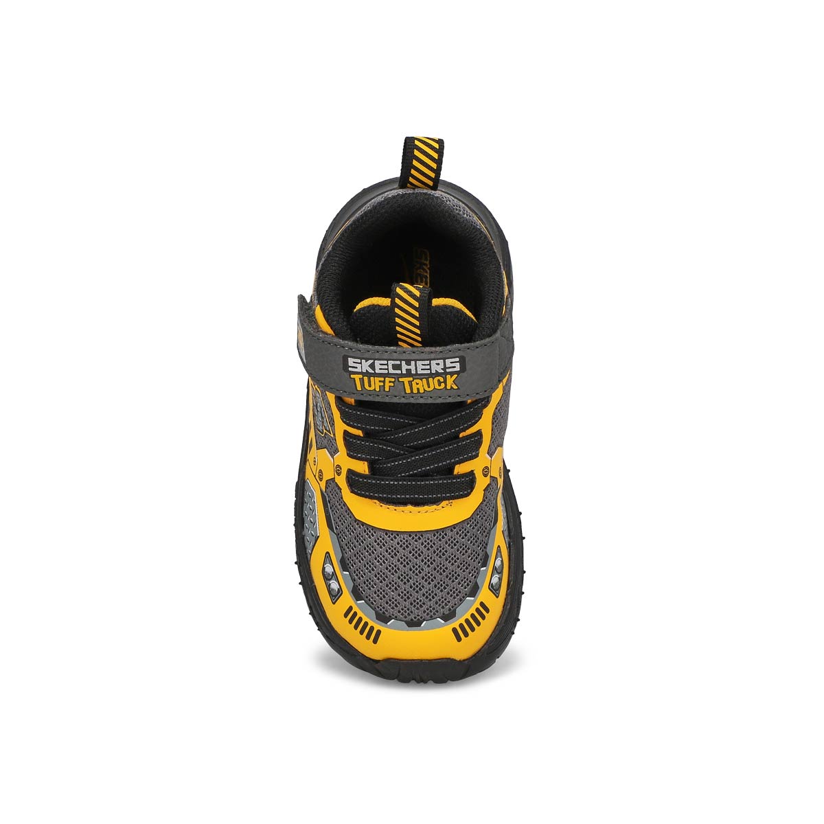Infants' B Skech Tracks Sneaker - Charcoal/Yellow