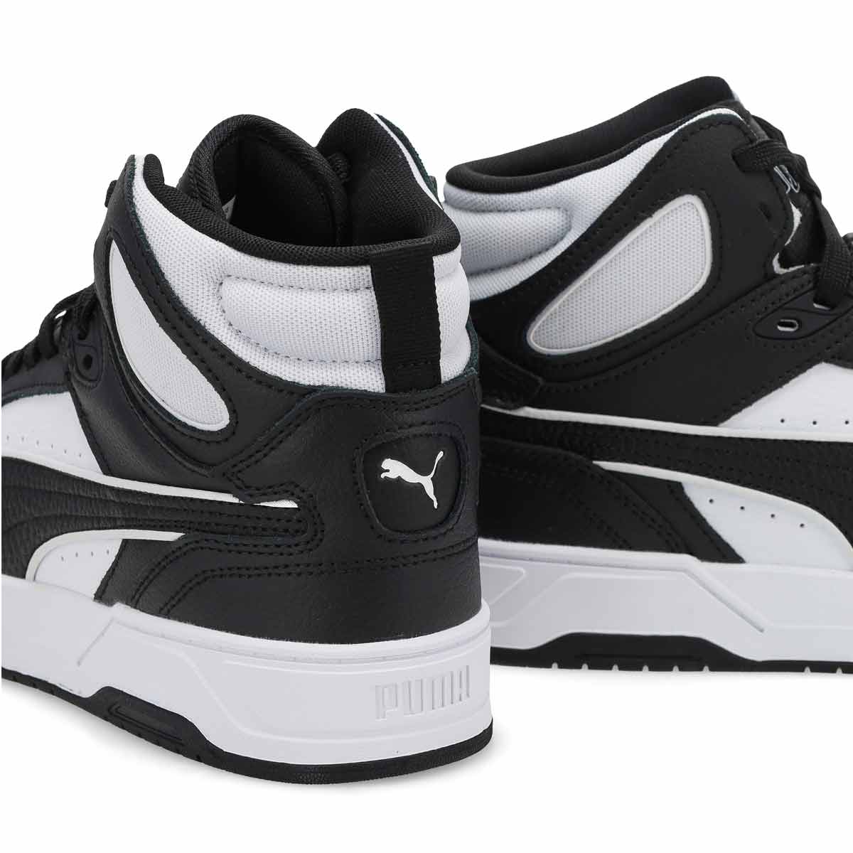 Baskets à lacets RBD BREAK MID, blanc/noir/blanc, hommes