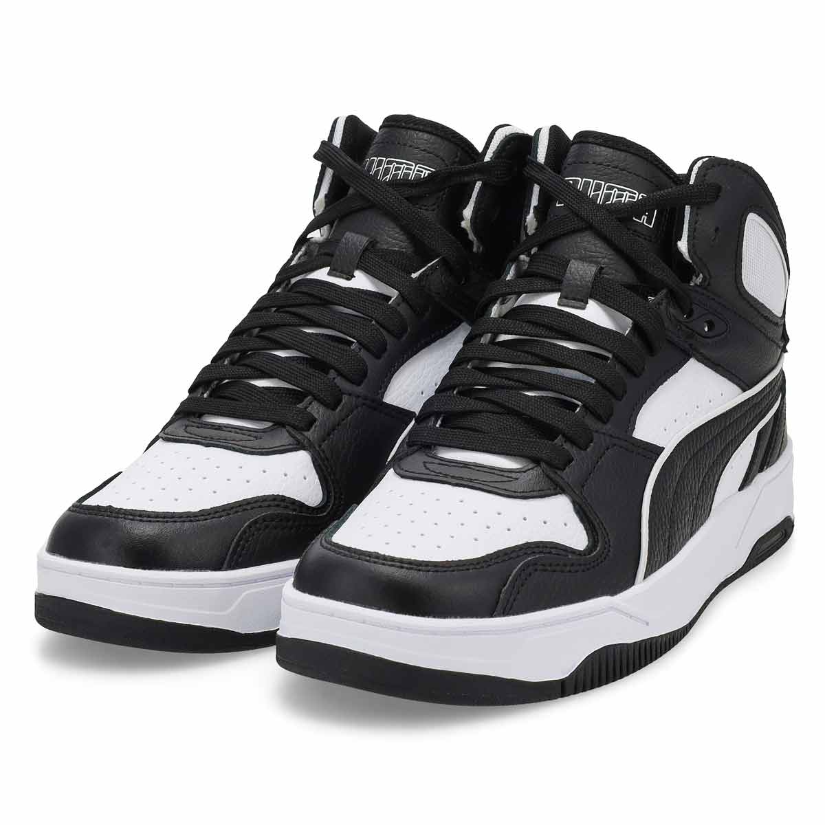 Baskets à lacets RBD BREAK MID, blanc/noir/blanc, hommes