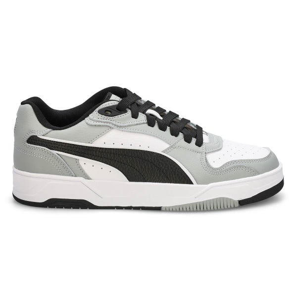 Baskets à lacets RBD BREAK LOW, blanc/noir/gris moyen froid, hommes