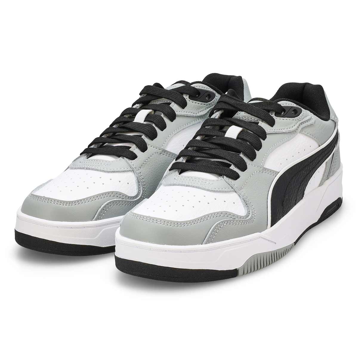 Men's RBD Break Low Lace Up Sneaker - White/Black/Cool Mid Gray