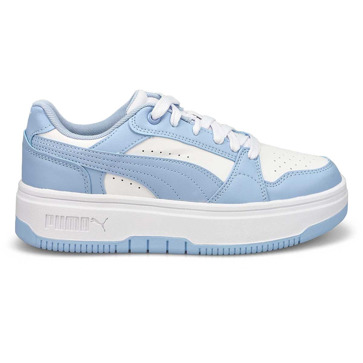Baskets à lacets REBOUND FEMME LOW, blanc/bleu, femmes