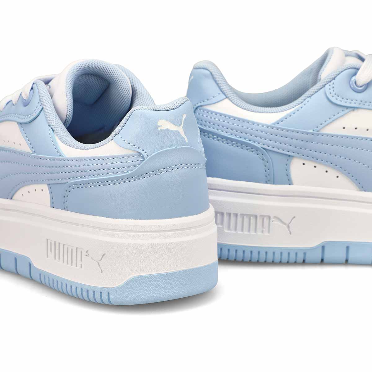 Baskets à lacets REBOUND FEMME LOW, blanc/bleu, femmes