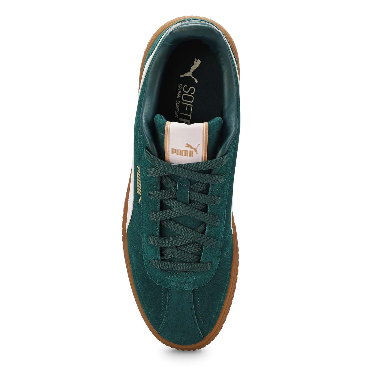 Baskets à lacets CLUB KAYZER SD, terrain vert/blanc, hommes