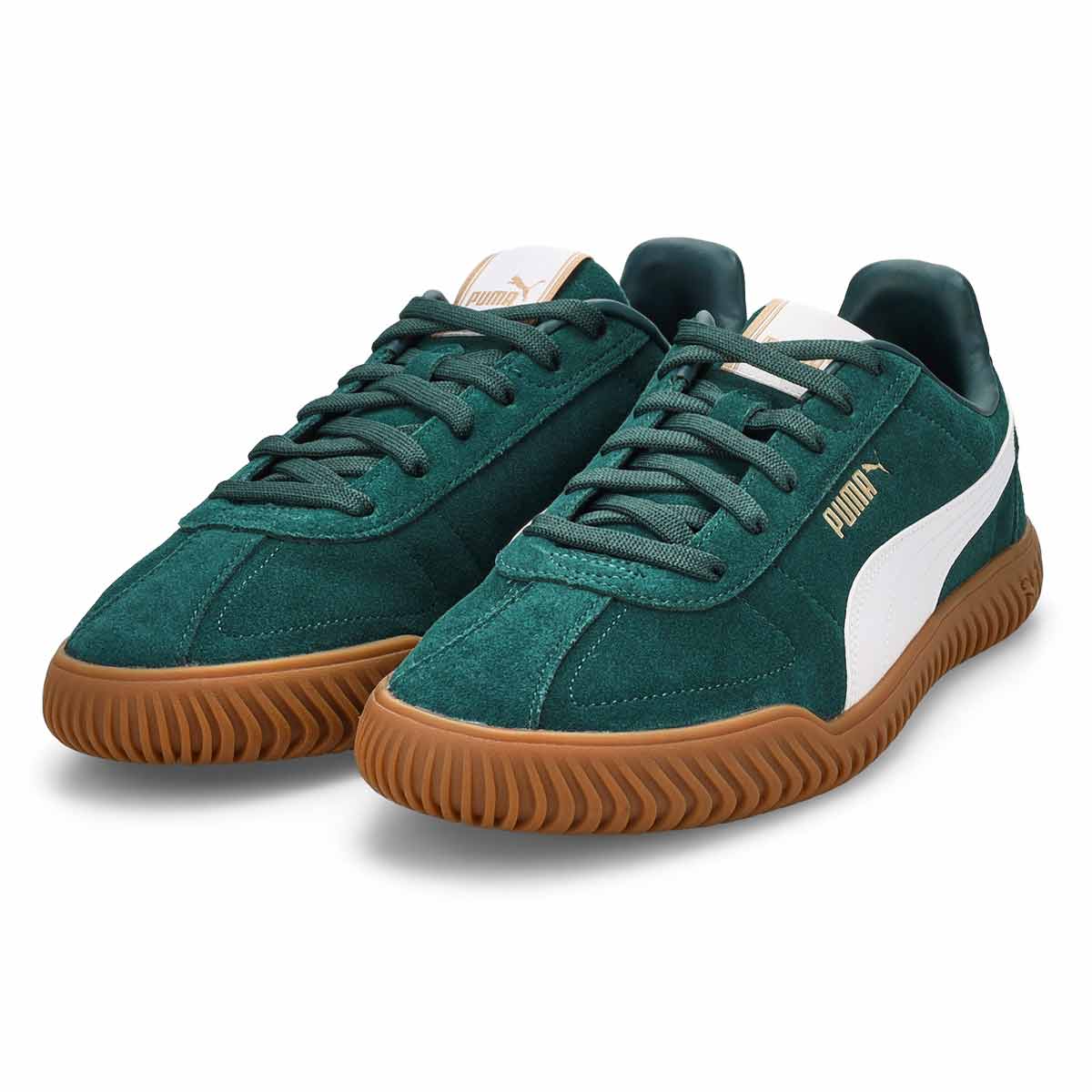 Baskets à lacets CLUB KAYZER SD, terrain vert/blanc, hommes