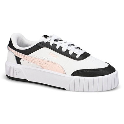 Baskets à lacets Carina Mia, fleur de jasmin, femmes