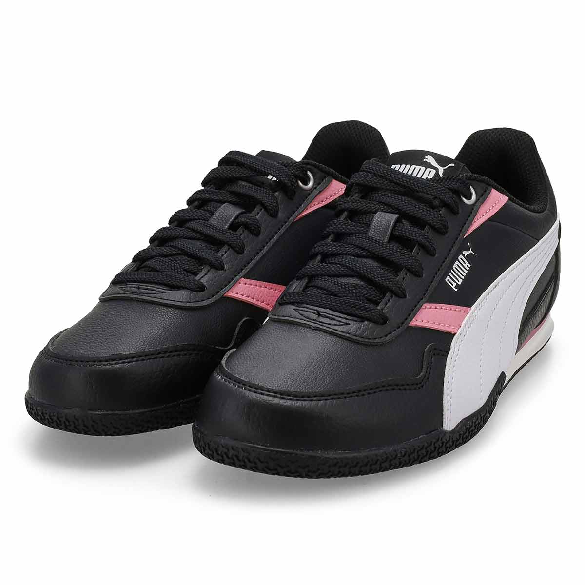 Women's Bella Donna L Low Profile Sneaker - Black/White/Poised Pink