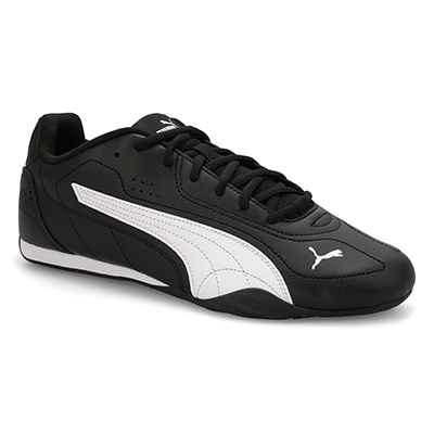 Mns Catch Lace Up Sneaker - Black/White
