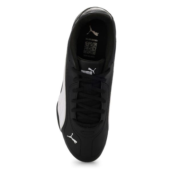 Mns Catch Lace Up Sneaker - Black/White