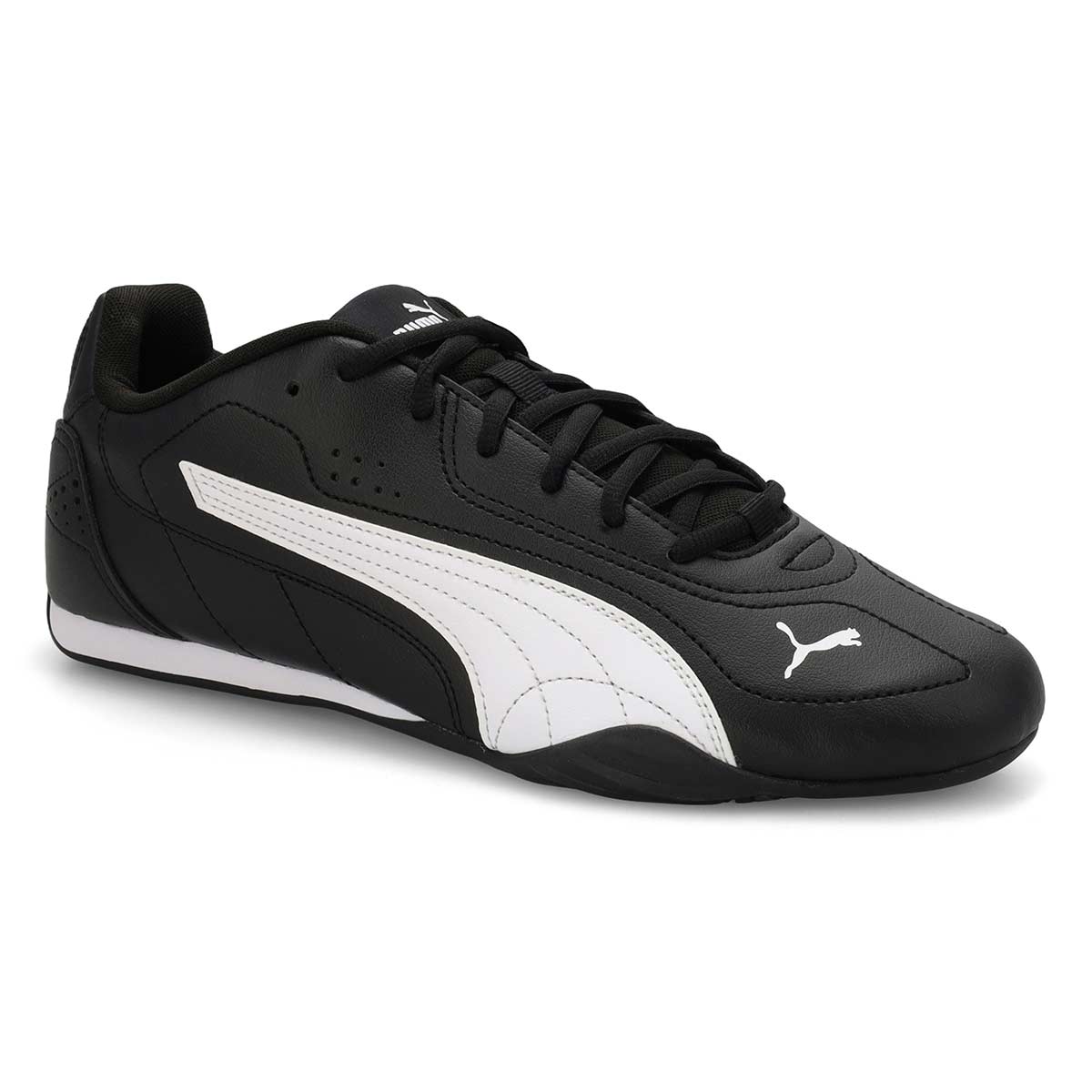 Mns Catch Lace Up Sneaker - Black/White