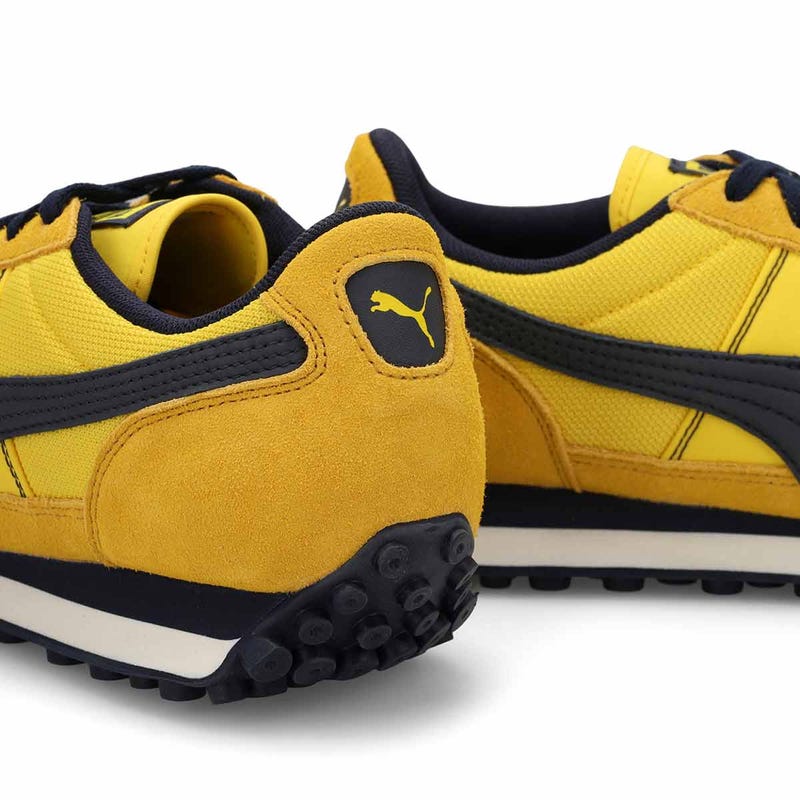 Baskets à lacets EASY RIDER, jaune Pelé/nouveau bleu marine, hommes