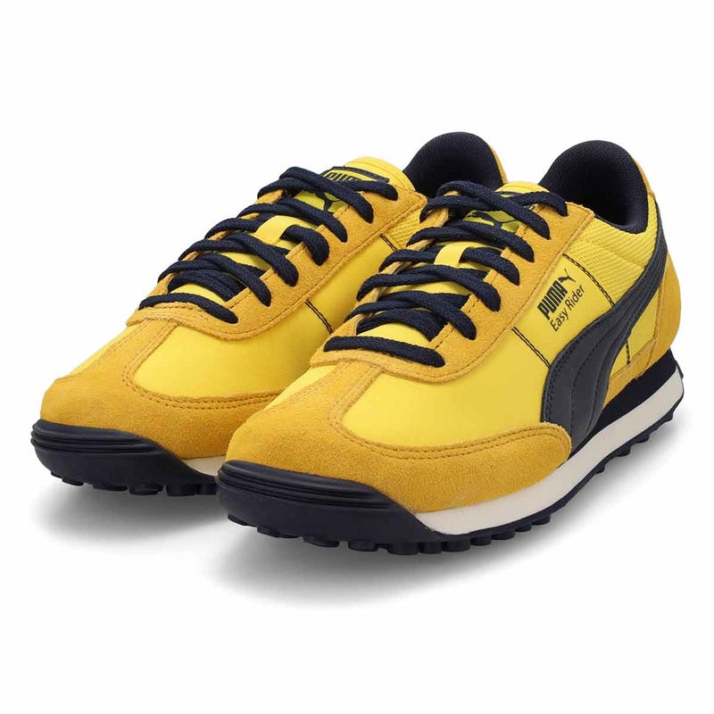 Baskets à lacets EASY RIDER, jaune Pelé/nouveau bleu marine, hommes