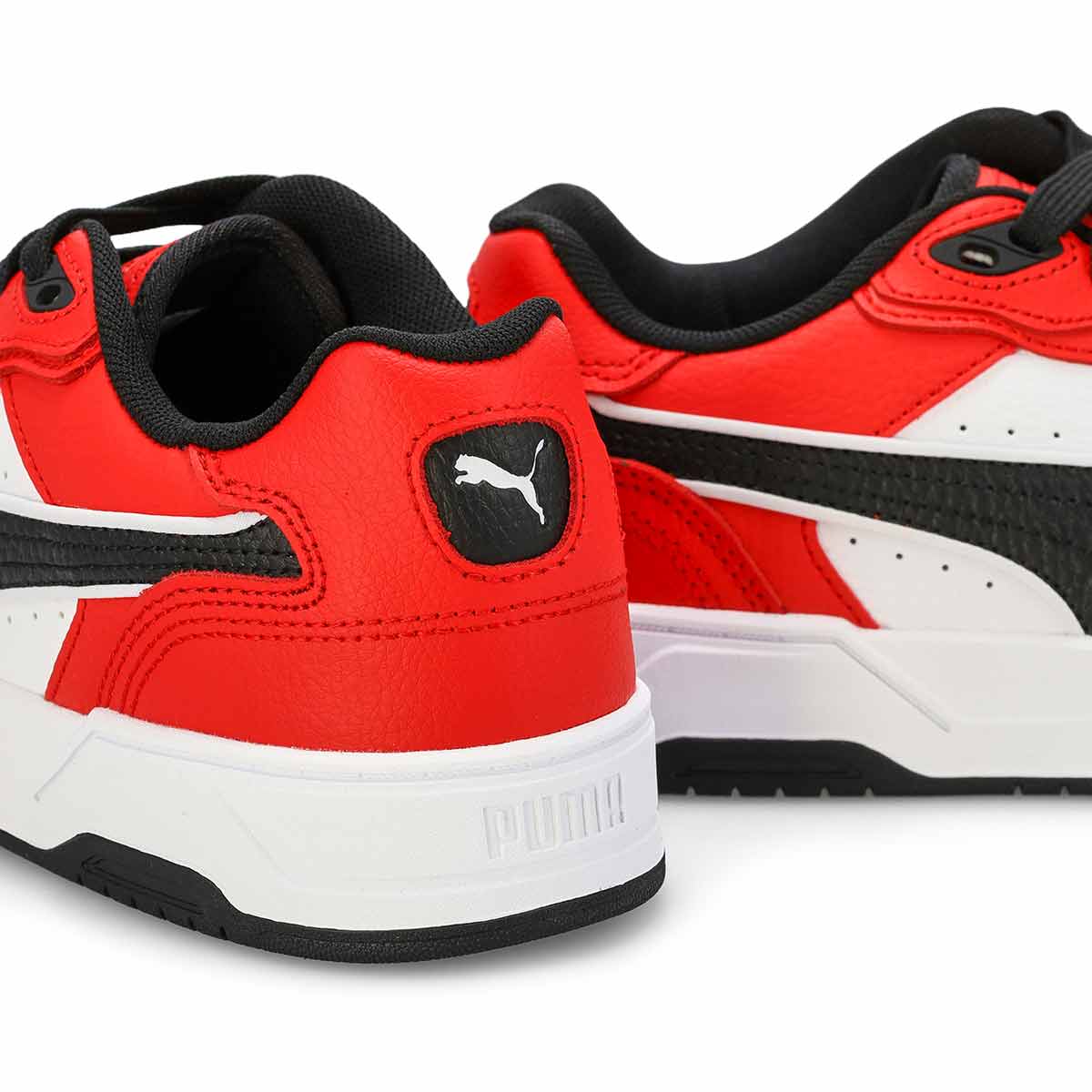 Baskets à lacets REBOUND BREAK LOW, rouge/noir/blanc, garçons