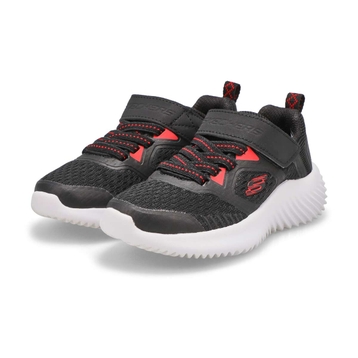 Boys' Bounder Sneaker - Black/ Red