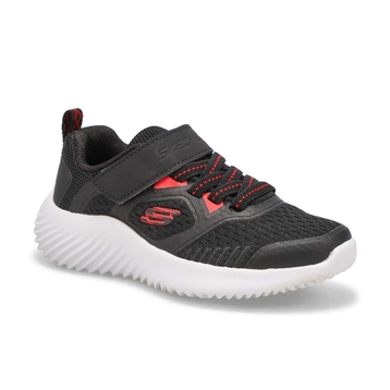 Boys' Bounder Sneaker - Black/ Red