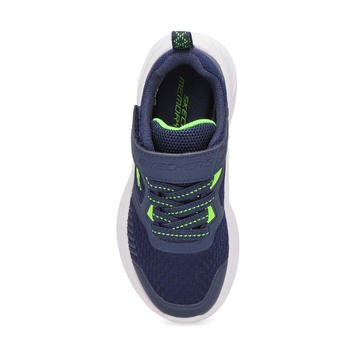 Boys' Bounder Slip On Sneaker - Navy/Lime