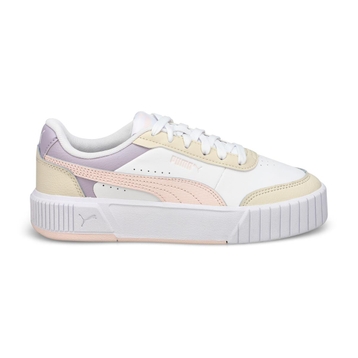 Baskets à lacets CARINA MIA, blanc/fleur de jasmin