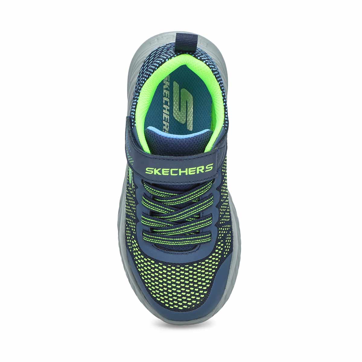 Boys' Nitro Sprint Sneaker - Navy /Lime