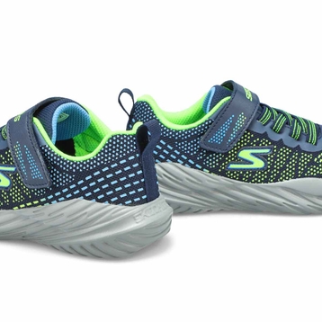 Boys' Nitro Sprint Sneaker - Navy /Lime