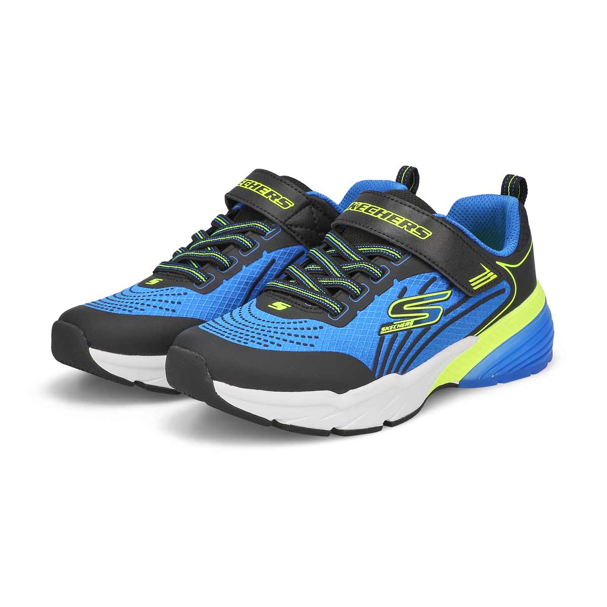 Boys' Thermoflux Elite Wide Sneaker - Black/Blue/Lime