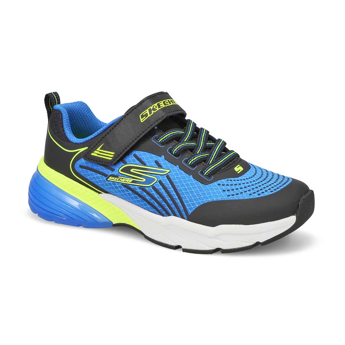 Boys' Thermoflux Elite Wide Sneaker - Black/Blue/Lime