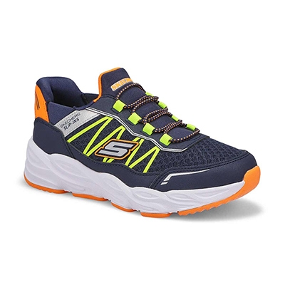 Bys Turbo Tread Slip-Ins  Sneaker - Navy/Orange