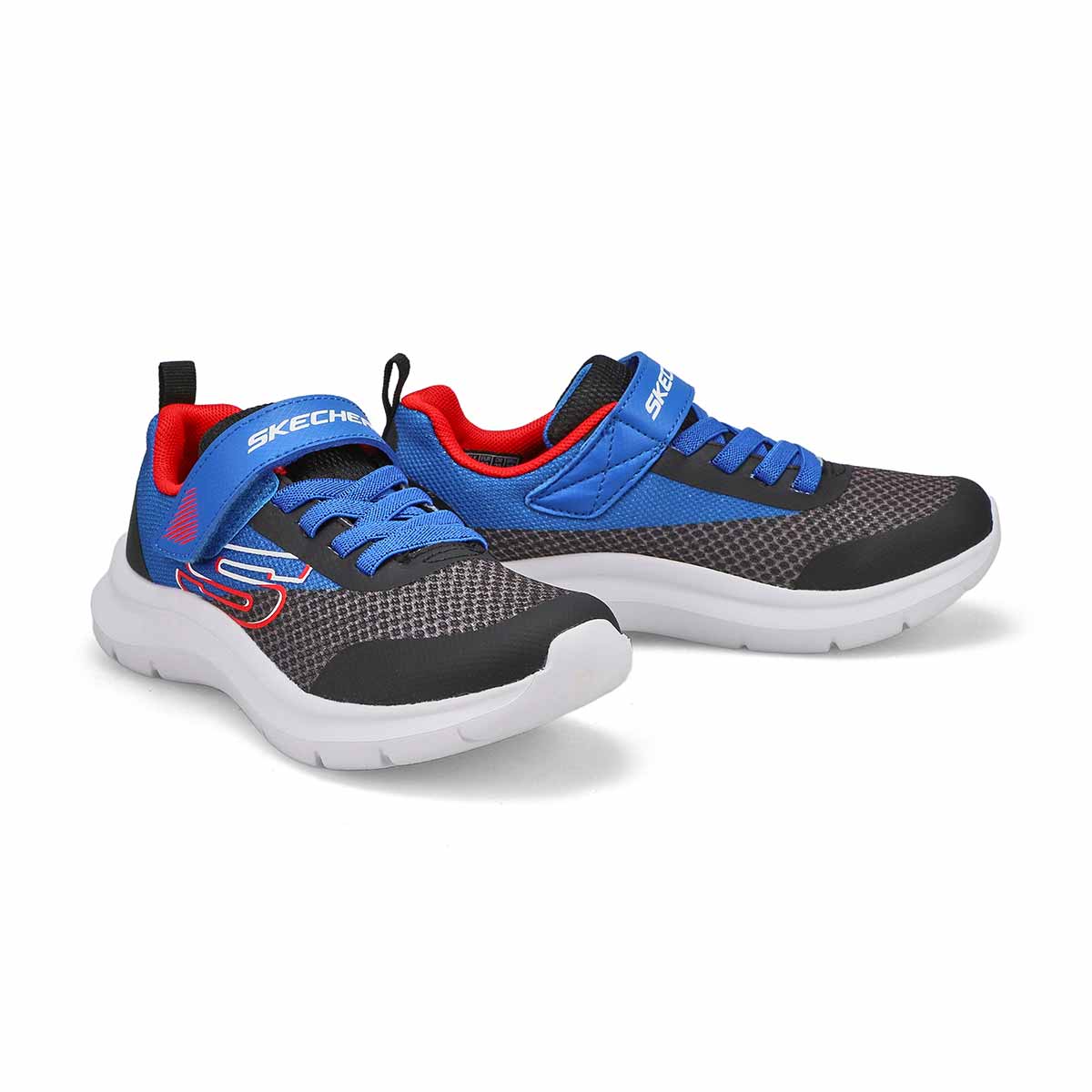 Boys' Skech Fast Sneaker - Royal Blue/ Black