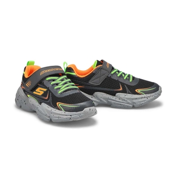 Boys' Wavetronic Sneaker -Black/Orange