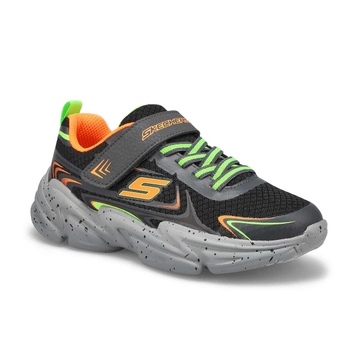 Boys' Wavetronic Sneaker -Black/Orange