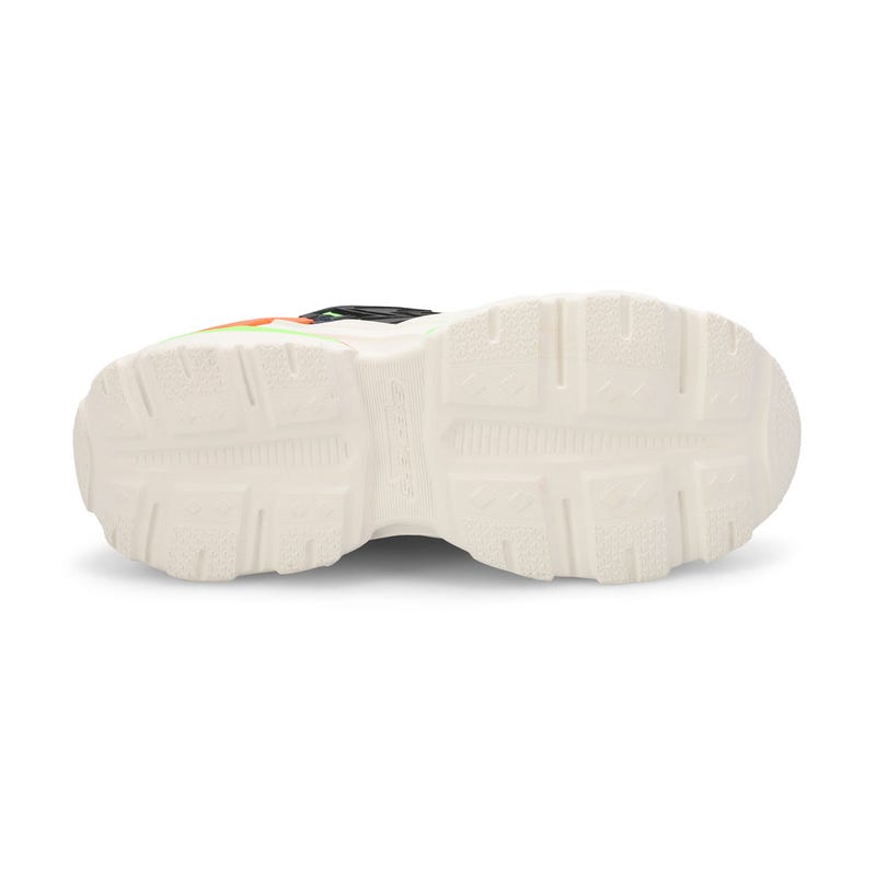 Baskets à enfiler SKECH-BOTS 2.0 SLIP-INS, noir/vert lime, garçons