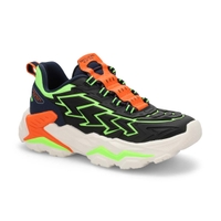 Boys'  Skech-Bots 2.0 Slip-Ins Sneaker - Black/Lime Green