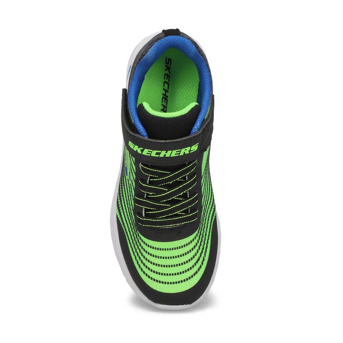 Baskets MICROSPEC MAX 2.0, noir/bleu/lime, garçons